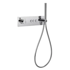 Flova Spring GoClick 3 Outlet Concealed Thermostatic Shower Valve with Integral Handset Kit