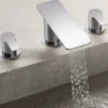 Flova Spring 3 Hole Deck Mounted Bath Mixer Tap