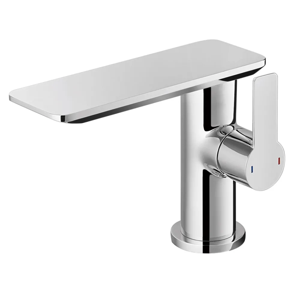 Flova Spring Mono Basin Mixer with Clicker Waste