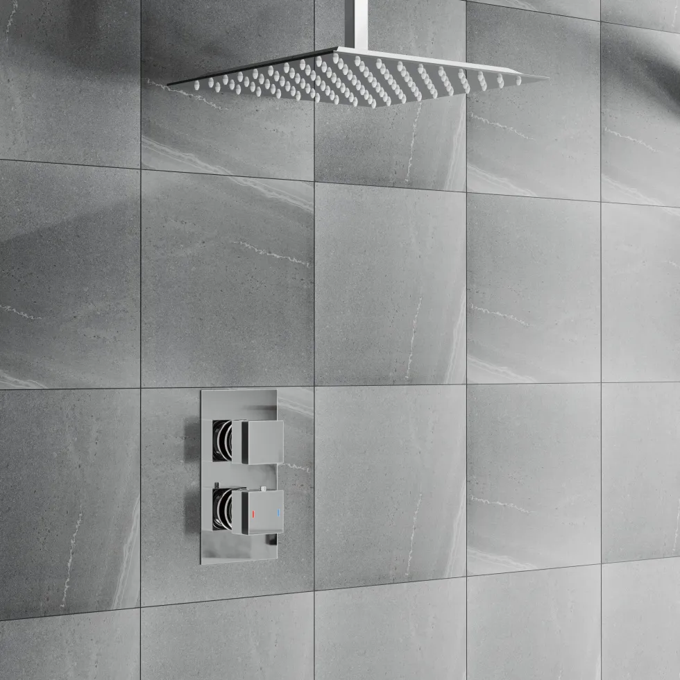 Flynn Concealed Shower Valve & Fixed Shower Head