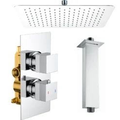 Flynn Concealed Shower Valve & Fixed Shower Head