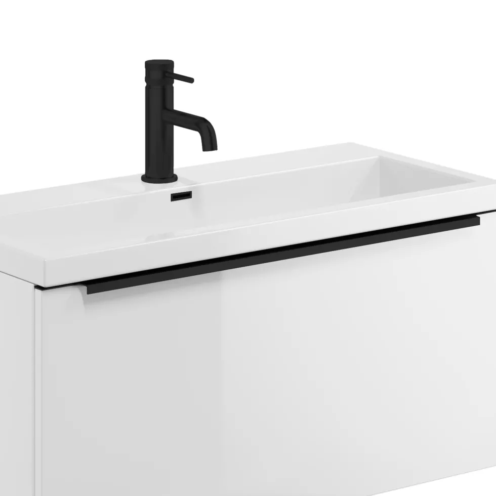Freddie Matt Black Wrap Over Furniture Handle - 800mm
