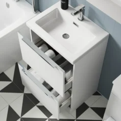 Freddie 500mm Floorstanding Vanity Unit & Basin