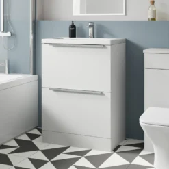 Freddie 600mm Floorstanding Vanity Unit & Basin