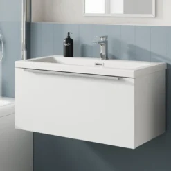 Freddie 800mm Wall Hung Vanity Unit & Basin