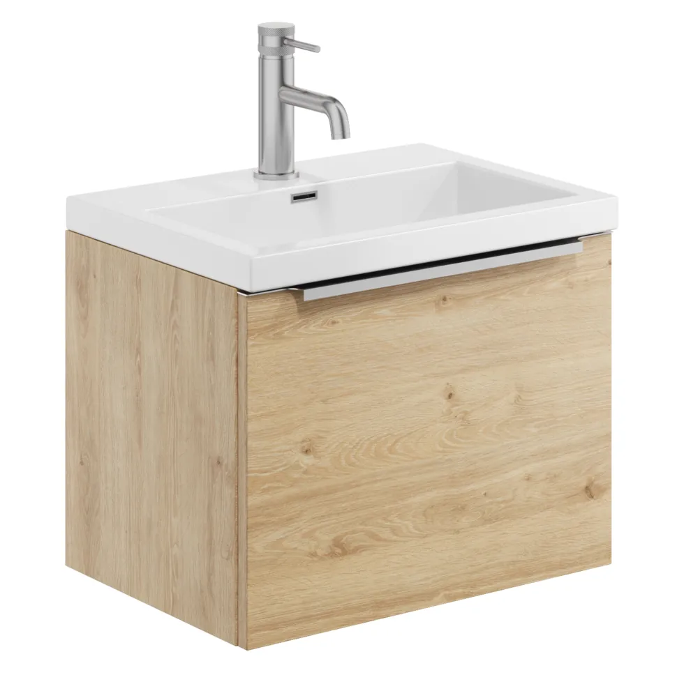 Freddie 500mm Wall Hung Vanity Unit & Basin