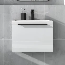 Freddie 500mm Wall Hung Vanity Unit & Basin