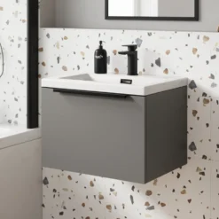 Freddie 500mm Wall Hung Vanity Unit & Basin