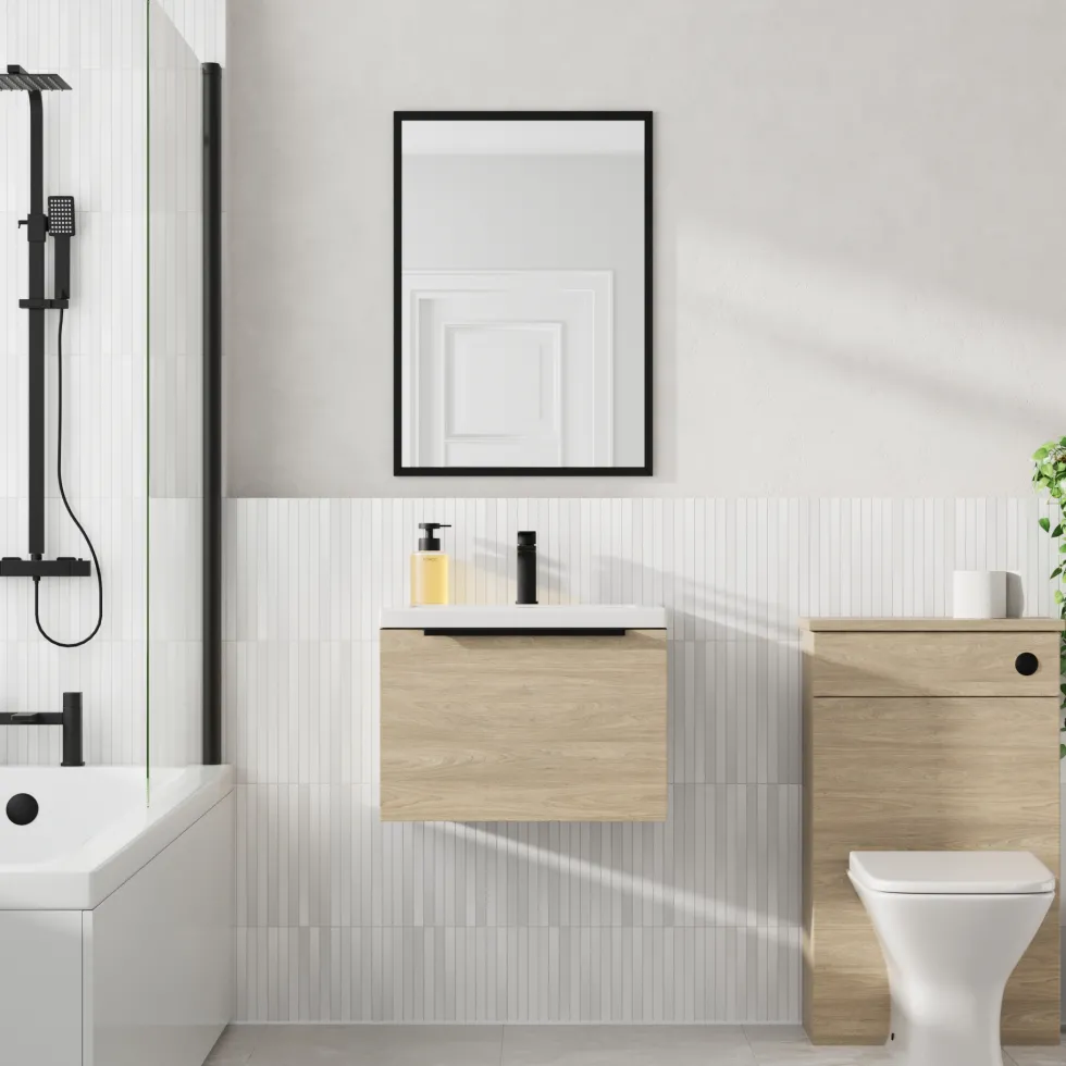 Freddie 500mm Wall Hung Vanity Unit & Basin