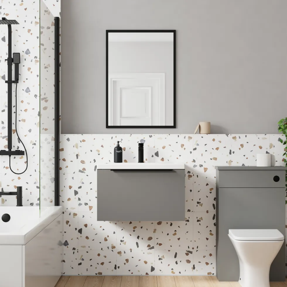 Freddie 600mm Wall Hung Vanity Unit & Basin