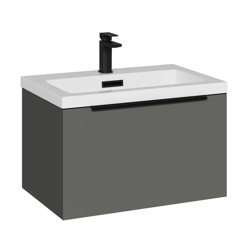 Freddie 600mm Wall Hung Vanity Unit & Basin