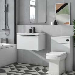 Freddie 600mm Wall Hung Vanity Unit & Basin