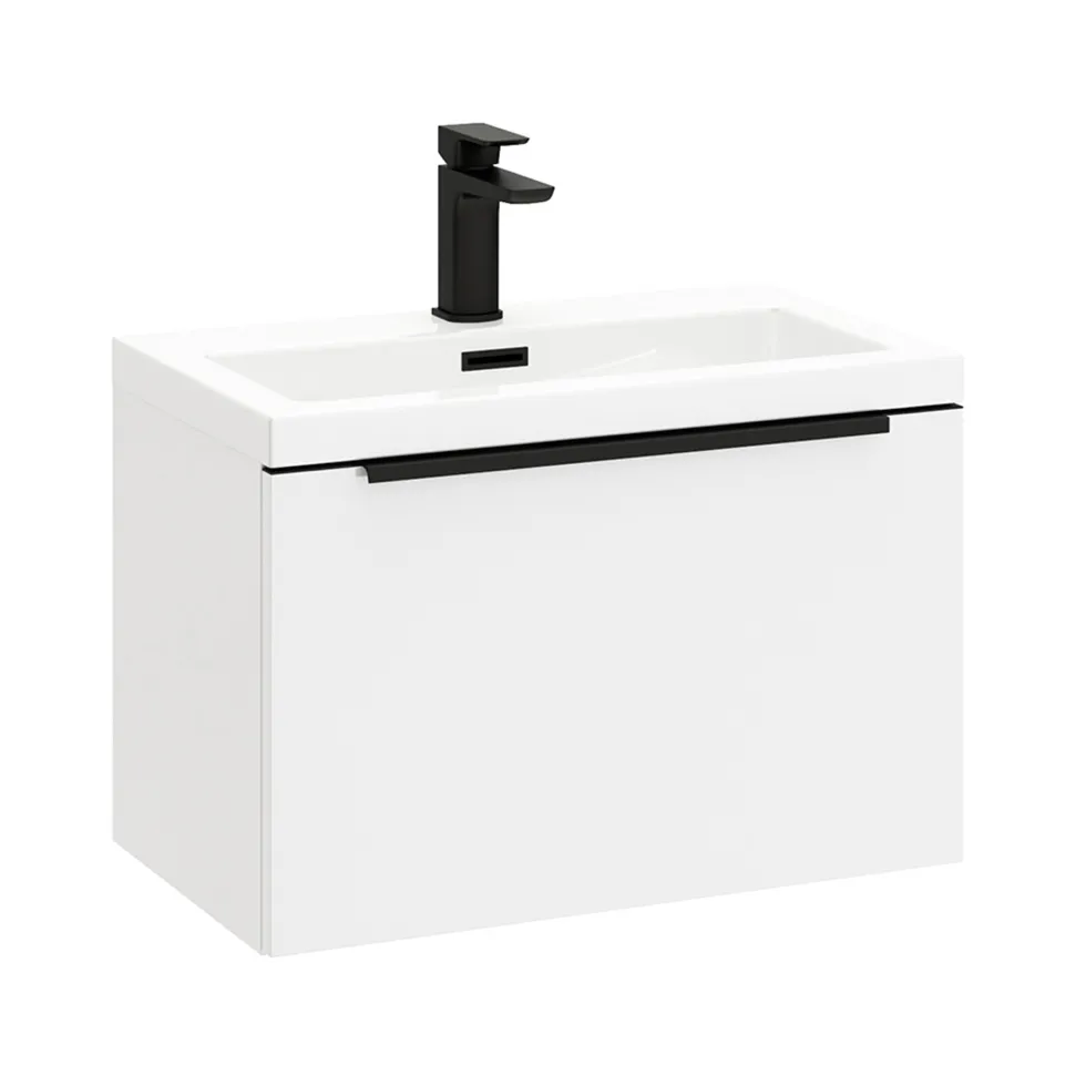 Freddie 600mm Wall Hung Vanity Unit & Basin