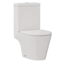 Freddie Rimless Toilet & Vanity Unit Bathroom Suite with Matt Black Handles