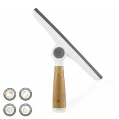 Full Circle Wipe Out Pivoting Squeegee - White