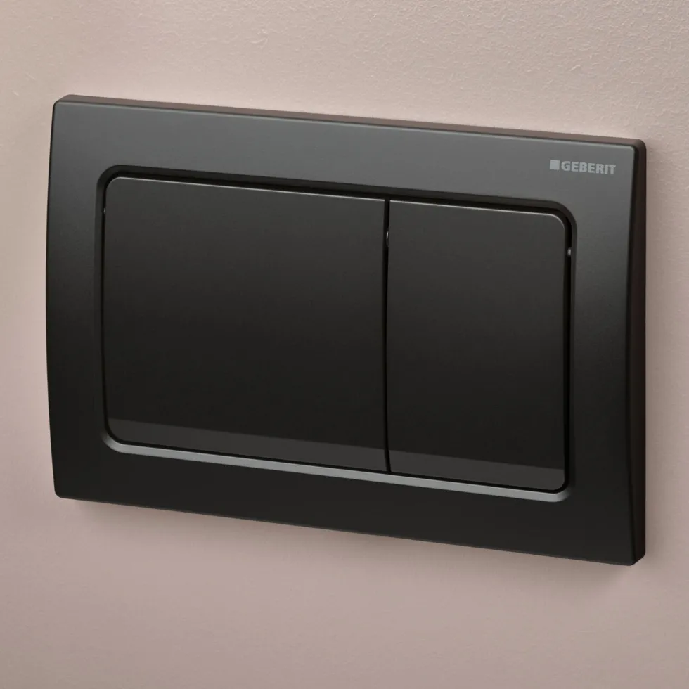 Geberit Alpha01 Square Dual Flush Plate