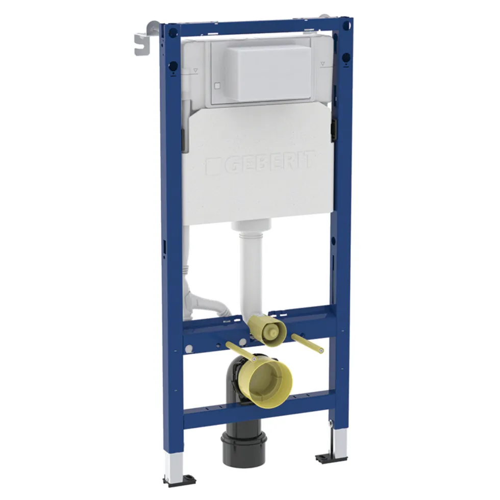 Geberit Duofix 1120mm Frame & Alpha Concealed Cistern for Wall Hung Toilet