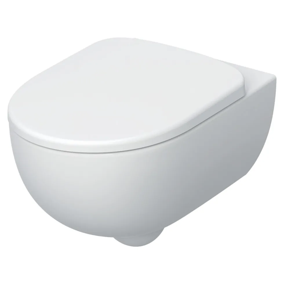 Geberit Selnova Rimless Wall Hung Pan & Soft Close Seat