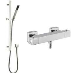 Graham Thermostatic Bar Shower Valve & Slide Rail Kit
