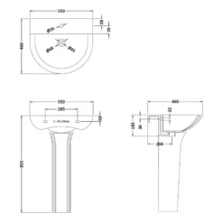 Harbour Acclaim Complete Bathroom Suite with Double Ended Bath & Rimless Toilet