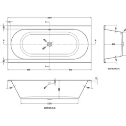 Harbour Acclaim Complete Bathroom Suite with Double Ended Bath & Rimless Toilet