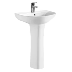 Harbour Acclaim 1700mm J Shaped Shower Bath Suite with Rimless Toilet