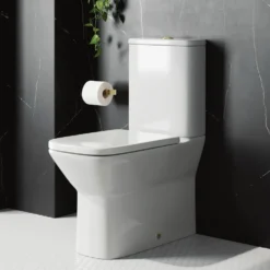 Harbour Alchemy Rimless Back to Wall Close Coupled Toilet & Soft Close Seat