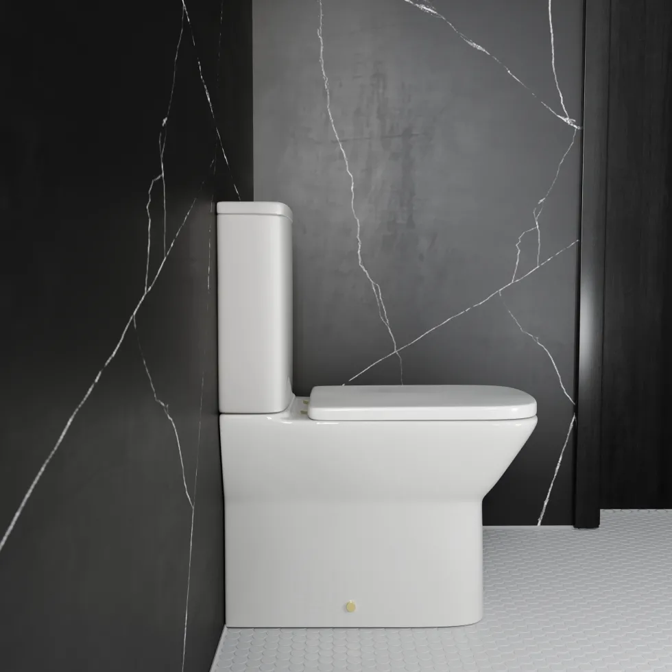 Harbour Alchemy Rimless Back to Wall Comfort Height Toilet & Soft Close Seat