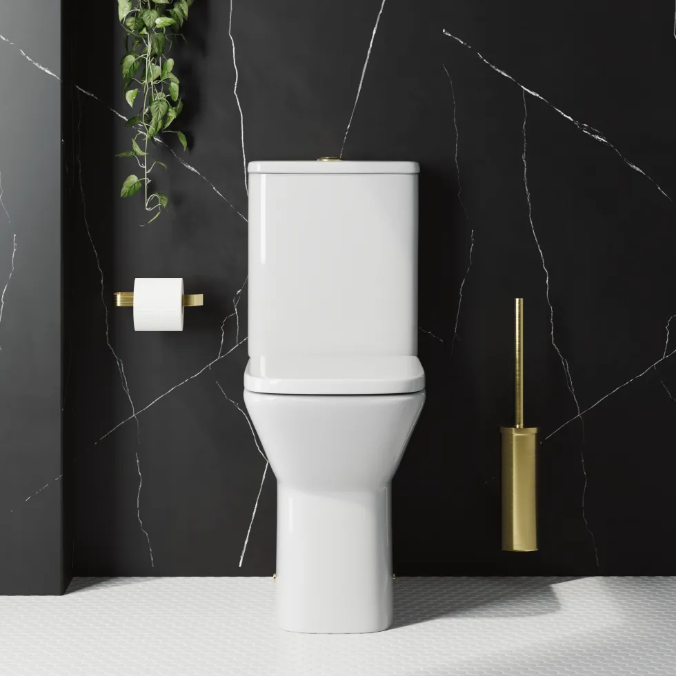 Harbour Alchemy Rimless Back to Wall Comfort Height Toilet & Soft Close Seat