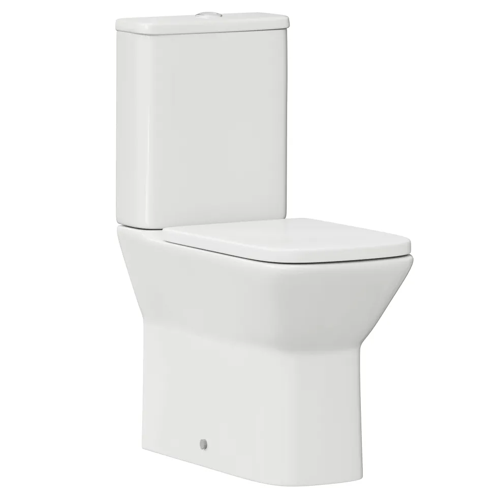 Harbour Alchemy Rimless Back to Wall Comfort Height Toilet & Soft Close Seat