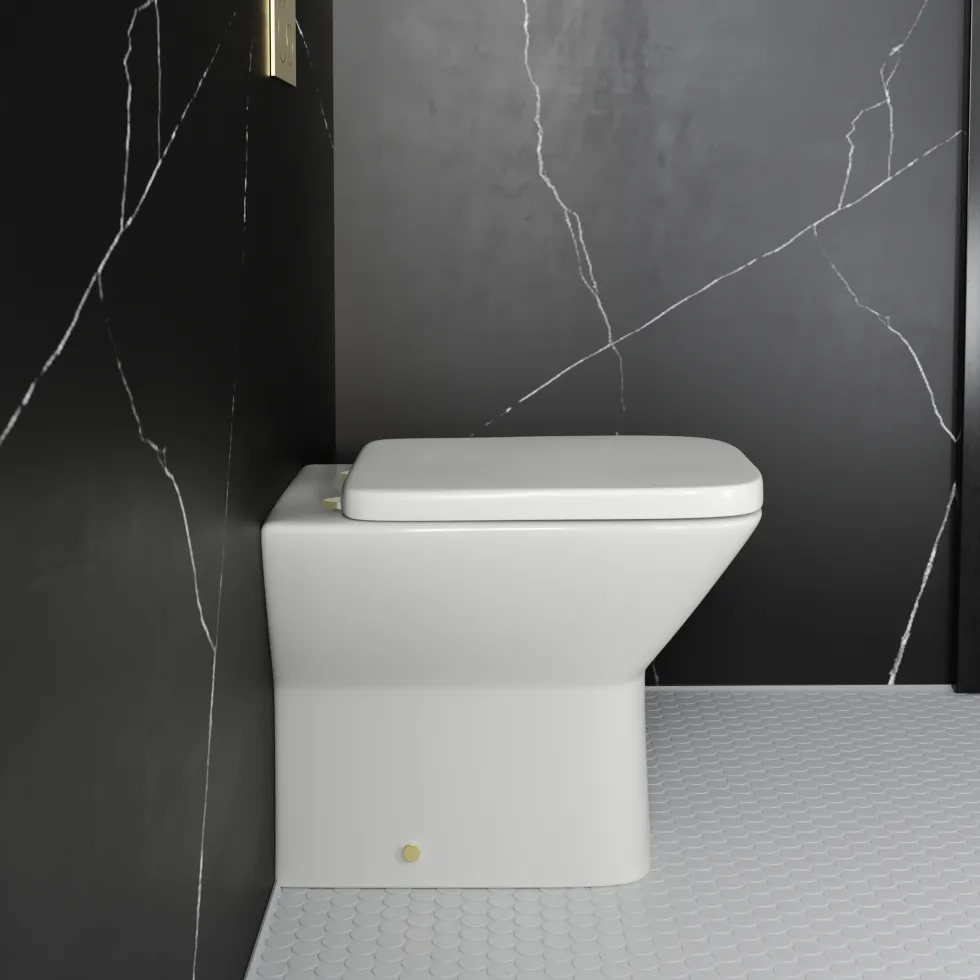 Harbour Alchemy Rimless Back to Wall Toilet & Soft Close Seat