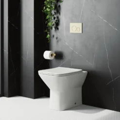 Harbour Alchemy Rimless Back to Wall Toilet & Soft Close Seat