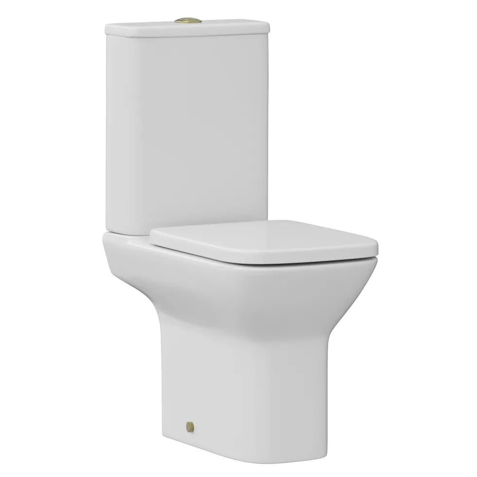 Harbour Alchemy Rimless Close Coupled Toilet & Soft Close Seat