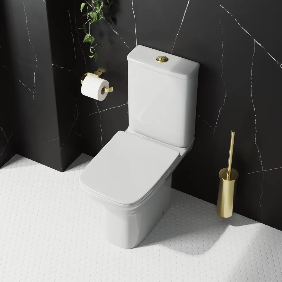 Harbour Alchemy Rimless Close Coupled Toilet & Soft Close Seat