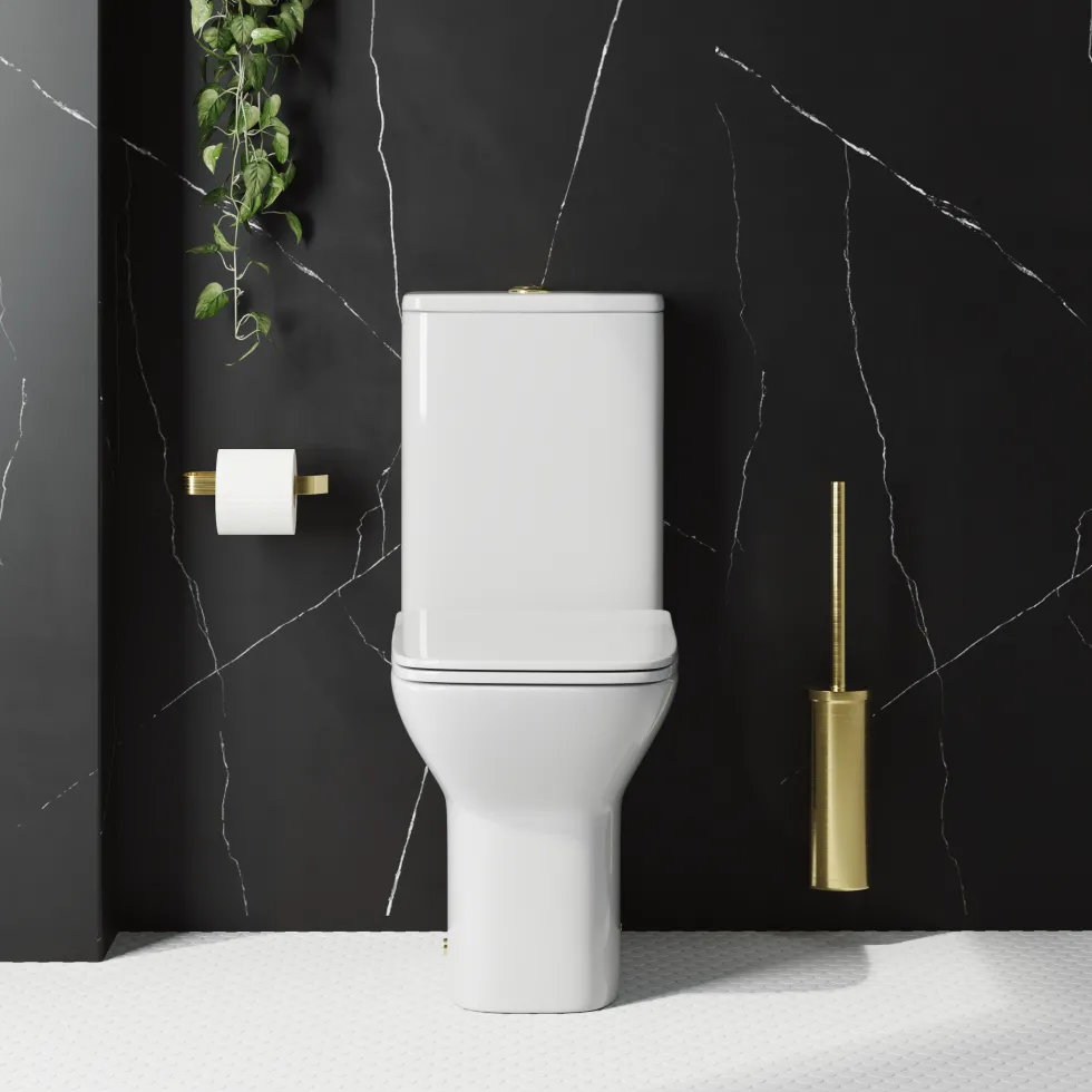 Harbour Alchemy Rimless Close Coupled Toilet & Soft Close Seat