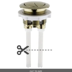 Harbour Cistern Flush Button 38mm - Brushed Brass