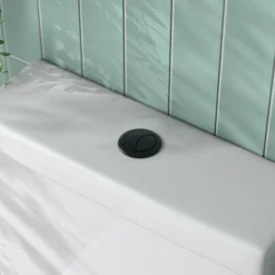 Harbour Cistern Flush Button 38mm - Matt Black