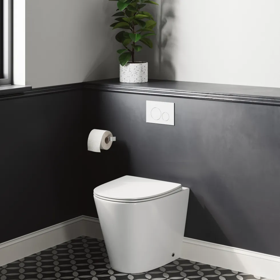 Harbour Clarity Back to Wall Rimless Toilet & Soft Close Seat