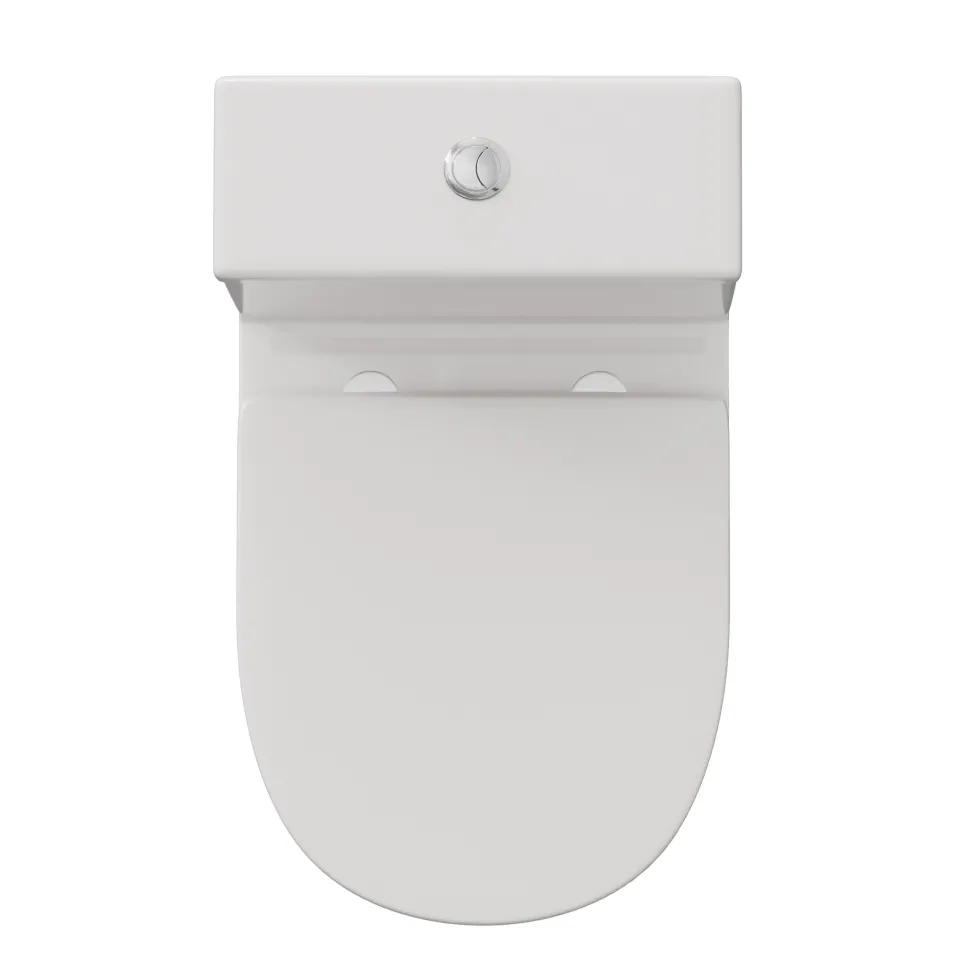 Harbour Clarity Close Coupled Rimless Toilet & Soft Close Seat