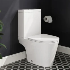 Harbour Clarity Close Coupled Rimless Toilet & Soft Close Seat