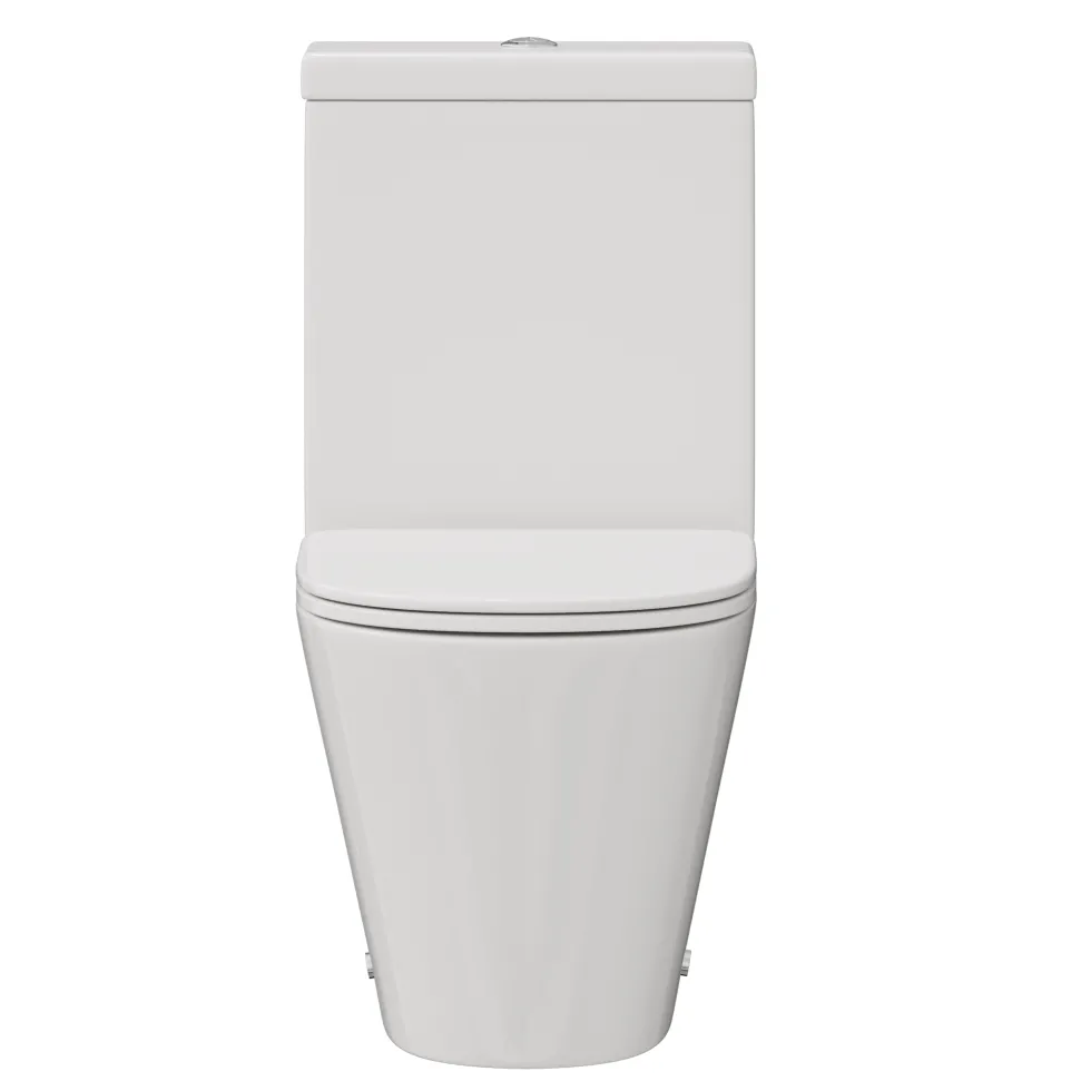 Harbour Clarity Close Coupled Rimless Toilet & Soft Close Seat