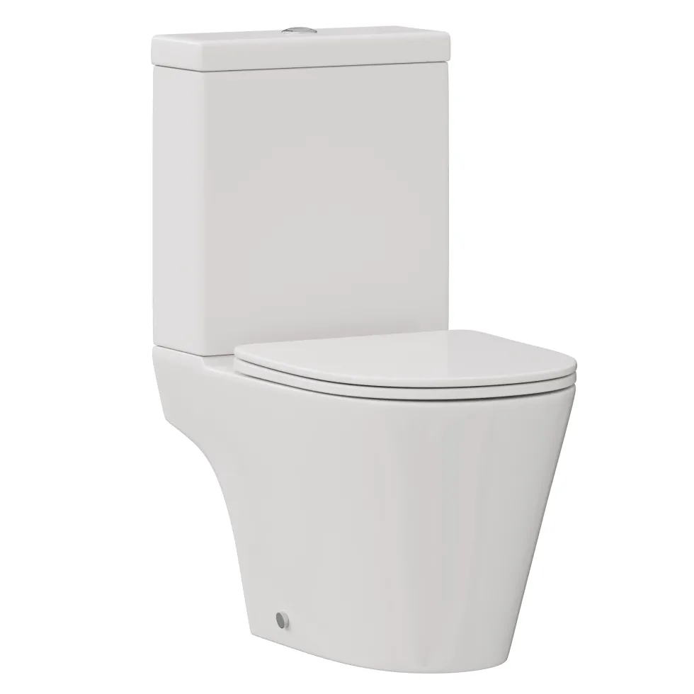 Harbour Clarity Close Coupled Rimless Toilet & Soft Close Seat