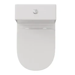 Harbour Clarity Close Coupled Rimless Toilet & Soft Close Seat