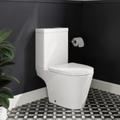 Harbour Clarity Close Coupled Rimless Toilet & Soft Close Seat