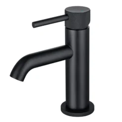 Harbour Clarity Knurled Basin Mixer Tap & Waste