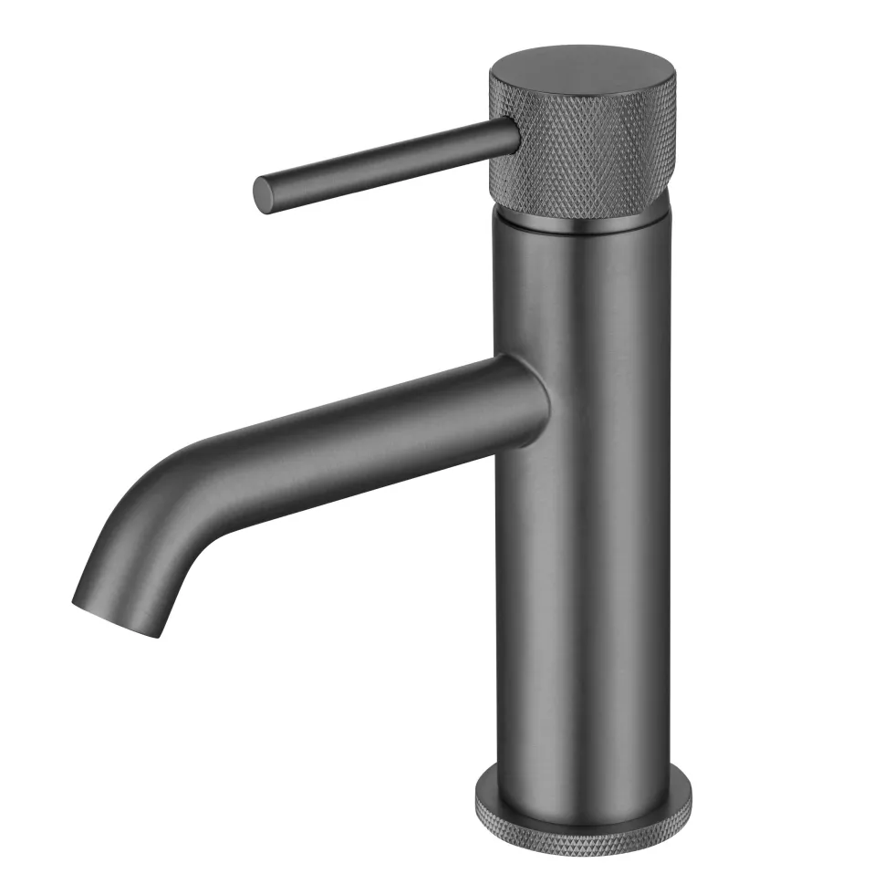 Harbour Clarity Knurled Basin Mixer Tap & Waste and Bath Shower Mixer Tap with Shower Kit