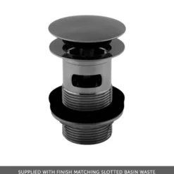 Harbour Clarity Knurled Mini Mono Basin Mixer Tap & Waste