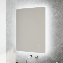 Harbour Clarity LED Bathroom Mirror with Demister Pad & Colour Change LEDs - 500 x 700mm