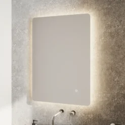 Harbour Clarity LED Bathroom Mirror with Demister Pad & Colour Change LEDs - 500 x 700mm
