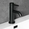 Harbour Clarity Matt Black Basin Mixer Tap